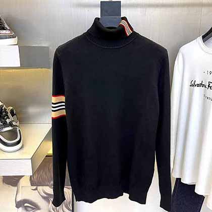 BBR巴寶莉21AW秋冬款高領羊毛衫