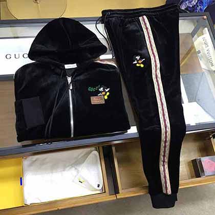 GUCCI原單男士秋季運動套裝 早秋新款開衫套裝