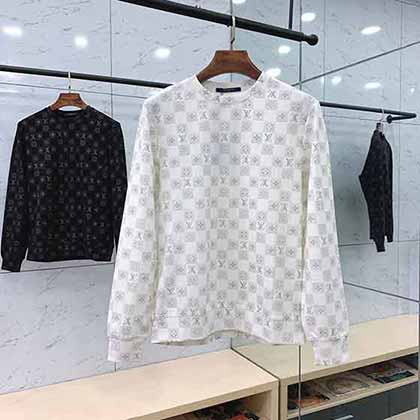 LuisVuittn 路易威登復(fù)古高街風(fēng)格時尚套頭打底衛(wèi)衣