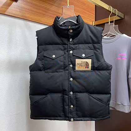 TNF/北面聯名ucci古奇秋冬季男女情侶款羽絨馬甲！