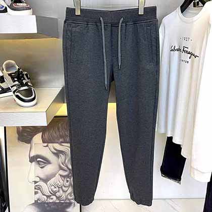 男裝淘寶網V家高等復刻早秋新款松緊腰抽繩休閑褲