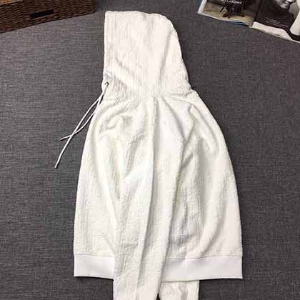 歐洲站大品牌刺繡連帽衛衣迪奧男士