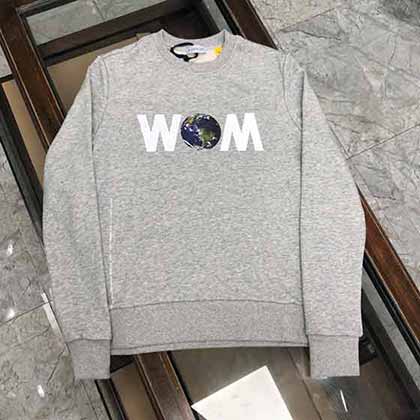 國際大品牌國際品牌男裝 MNCLR 蒙口秋季圓領(lǐng)高等男