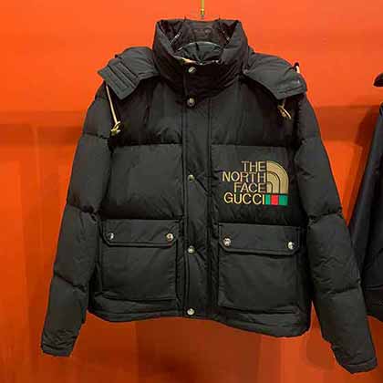 北面 X gUCCI男士羽絨服立領時尚休閑歐洲站高等大品