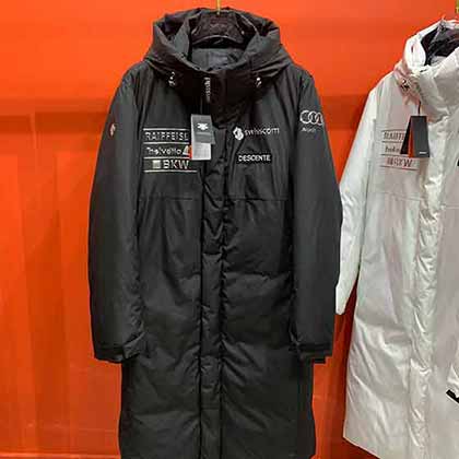 迪桑特長款情侶韓國風戶外滑雪服大碼連帽防寒保暖羽