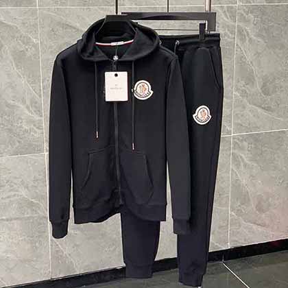 Moncler高等男士運動套裝，蒙口休閑時尚套裝