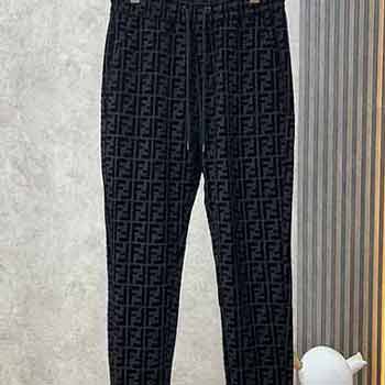 F*endi男士牛仔褲秋季新款歐洲站潮流大品牌潮牌休閑長褲