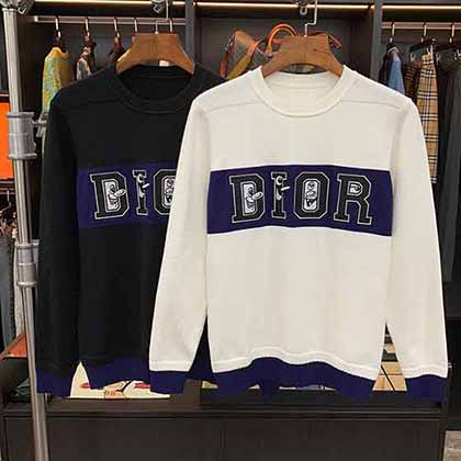 dior迪奧2022秋冬新款原單長袖打底針織羊毛衫。