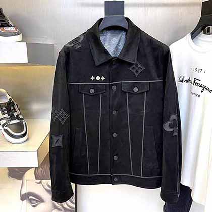 什么是Lv、ss秋冬新品，仿鹿皮絨翻領外套