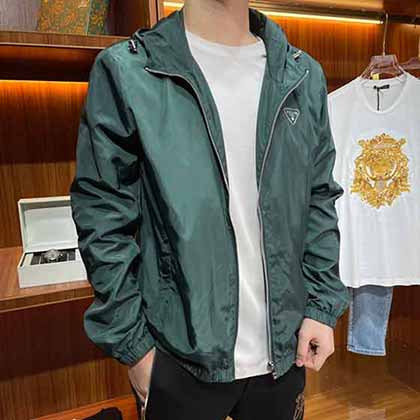 Praa普拉達經典夾克，早秋新款男士夾