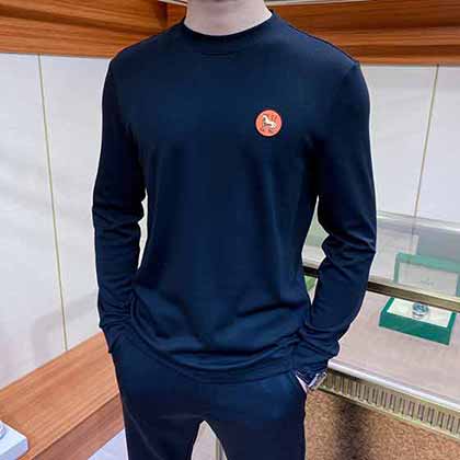 愛馬仕 Hrms秋冬新品時尚t恤長袖，高等男