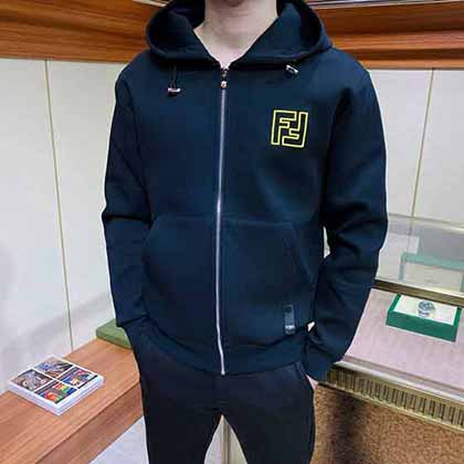 西班牙服裝品牌芬迪超級百搭經(jīng)典連帽夾