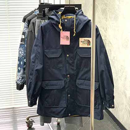 GUCCI 古奇 Th Nrth Fac北面 聯(lián)名款時(shí)尚休閑外套