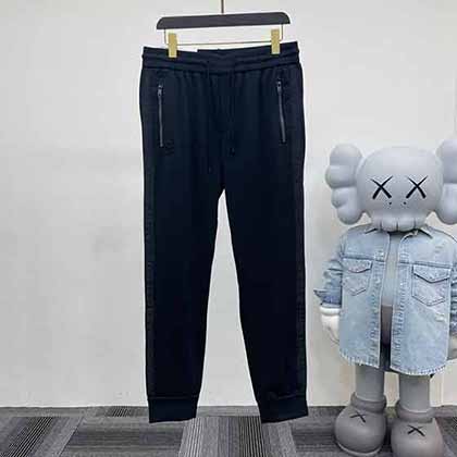 杰尼亞運動褲男士休閑長褲寬松青年春季束腳褲彈力衛褲