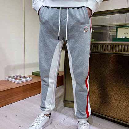 蒙口官網秋冬新款織帶男士休閑衛褲