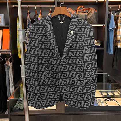 巴寶莉秋冬新官網同步休閑西裝外套