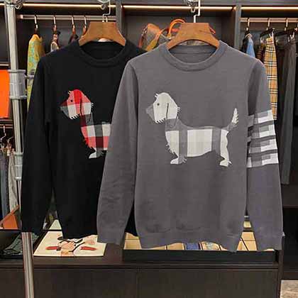 THM BRWN湯姆布朗秋冬男士羊毛套頭，毛織手感柔軟舒適