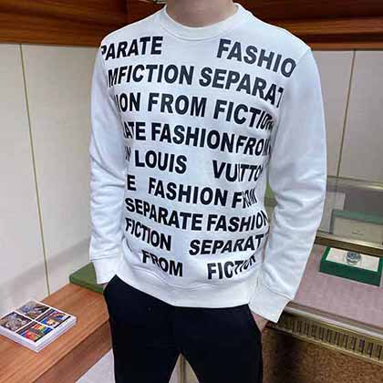 路易威登lv的服裝官網印花圓領衛衣