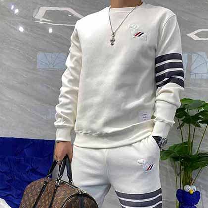 TB秋冬新款套裝經(jīng)典四條杠織帶，火的動(dòng)物系列小狗