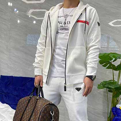 新款套裝時下火時尚大方380舒適柔軟的法國螺紋衛(wèi)衣