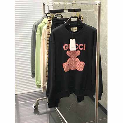 AW春夏新品GUCCI古奇時尚休閑圓領(lǐng)衛(wèi)衣