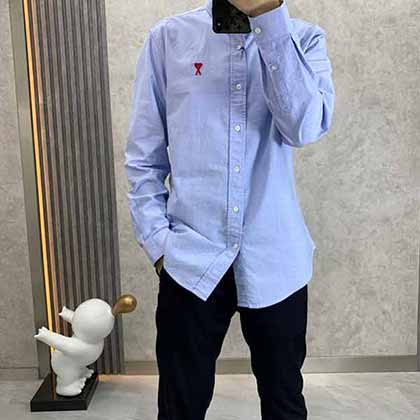 Ami高等牛貨專柜新經典基本款長袖襯衫