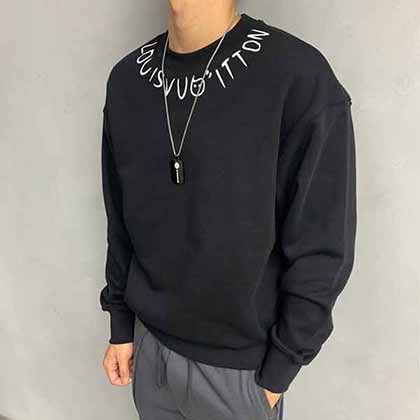 LV大品牌衛(wèi)衣男裝，品牌潮流logo印