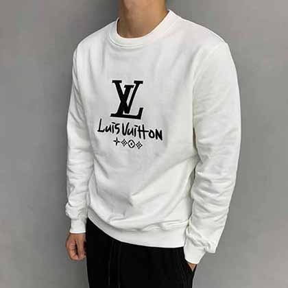 驢牌大品牌白色衛衣 定制精梳棉潮流logo印花套頭衛衣