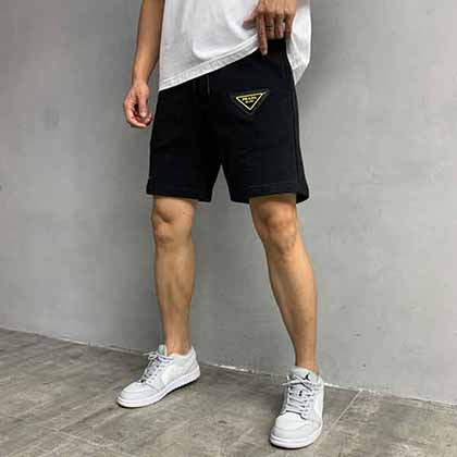 品牌潮流男士裝短褲，定制精梳棉面料徽標(biāo)休閑短褲