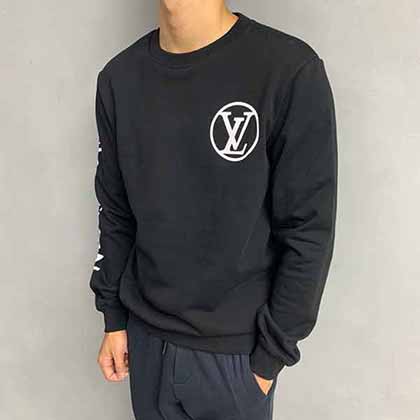 路易威登品牌潮流logo印花套頭衛
