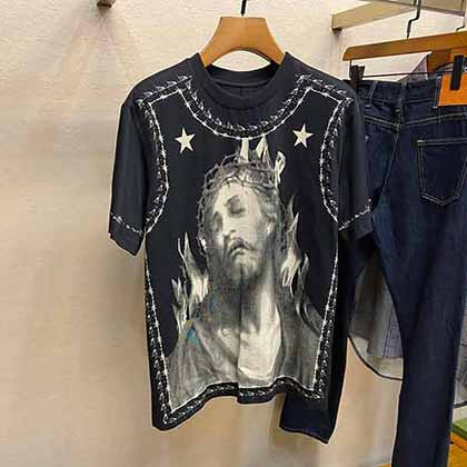 Givenchy運動休閑t恤，新款男士純棉休閑T