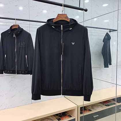 Emporio Armani 阿瑪尼進口原版科技面料連帽夾克外套