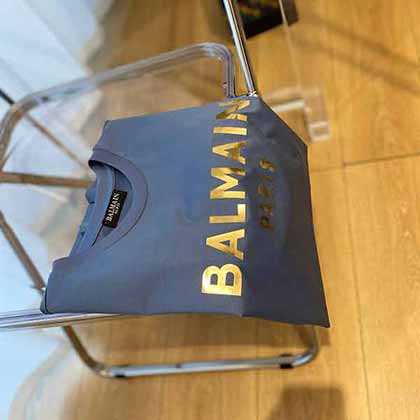巴爾曼（Balmain）英文字母LOGO印花