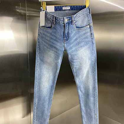 BALENCIAGA巴黎世家早春新品水洗休閑牛仔褲