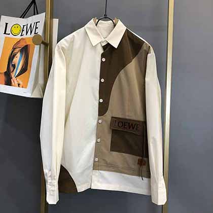 廣州服裝城LOEWE 重工皮牌logo