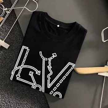 LV牌重工刺繡款，精致刺繡款鏤空處理短袖！