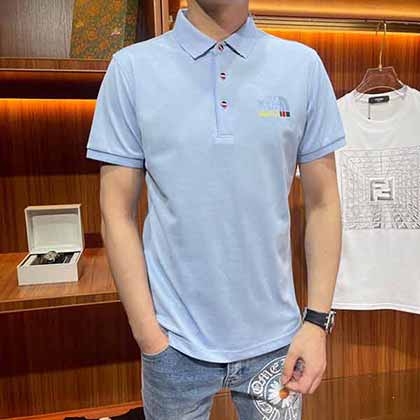 Gucci古奇polo衫品牌專柜同步春夏新品男士短袖polo衫