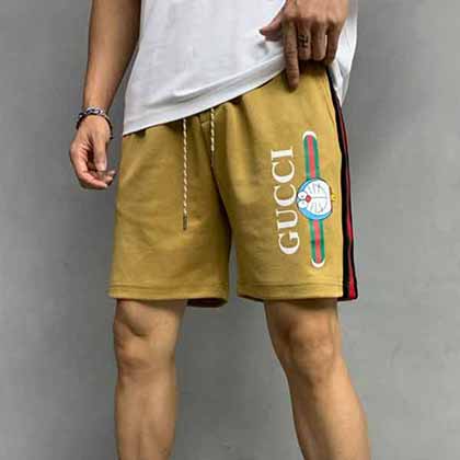 Doraemon x Gucc男士的中褲，休閑短褲