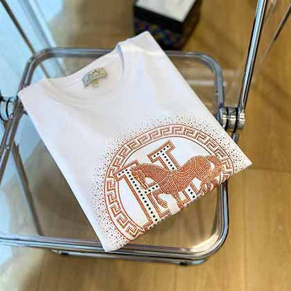 虎門服裝網(wǎng)愛馬仕春夏季官網(wǎng)新款經(jīng)典短袖T恤！