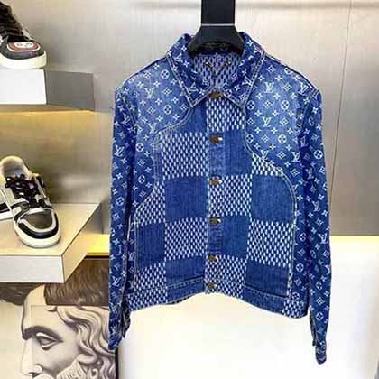 驢家唯品會折扣網服裝 走秀同款新棋盤格牛仔