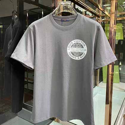 Lv夏裝新品高密度純棉T恤，細膩舒