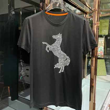 刺繡工藝奧地利進(jìn)口蘭精天絲圓領(lǐng)T