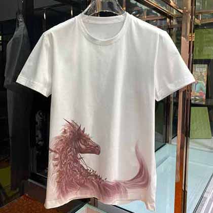 愛仕(Hemès) 新的品質單進口蘭精天絲圓領T恤