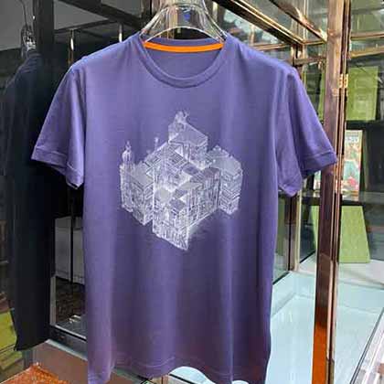 外貿高等潮牌雙面熊貓短袖t恤男士