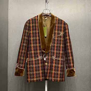 Gucci男裝品牌外套通勤款復古風西裝外套！