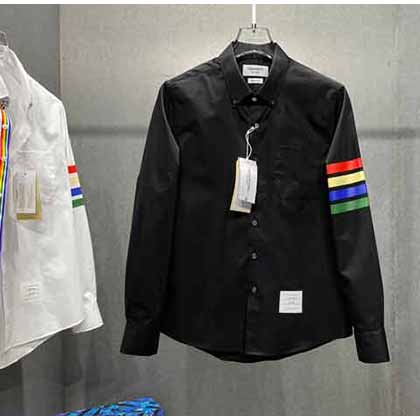 TB男士休閑襯衫品牌經典百搭三條杠設計 顯的純熟而