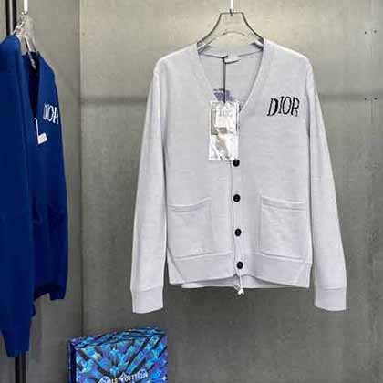 D1or 高規格玫瑰花聯名純羊毛精紡提花玫瑰開衫！