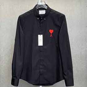 Ami經典到時髦莫蘭迪系列短袖襯衣