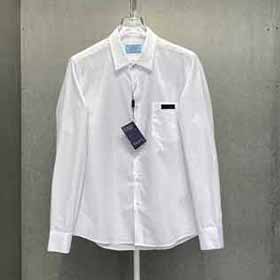普拉達新款土耳其進口長絨棉男士襯衫
