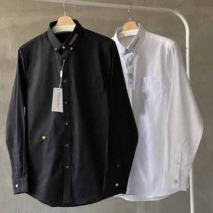 迪奧春季新款襯衫男男裝，商務休閑長袖襯衫！